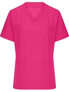 JN Dámský strečový s výstřihem do V 02. pink model 22533800 - Daiber
