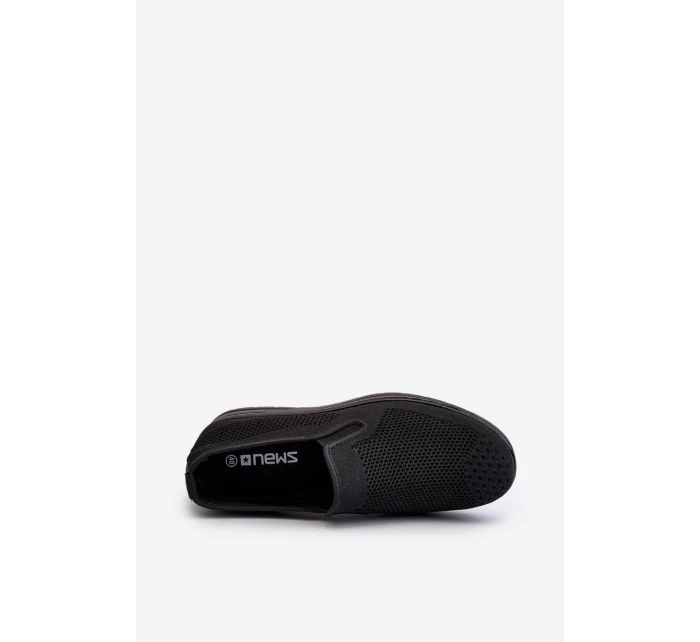 Męskie Trampki Tenisówki Czarne Nomiji