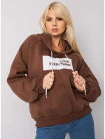 Mikina EM BL model 15883862 hnědá - FPrice Mikina EM BL model 15883862 hnědá - FPrice