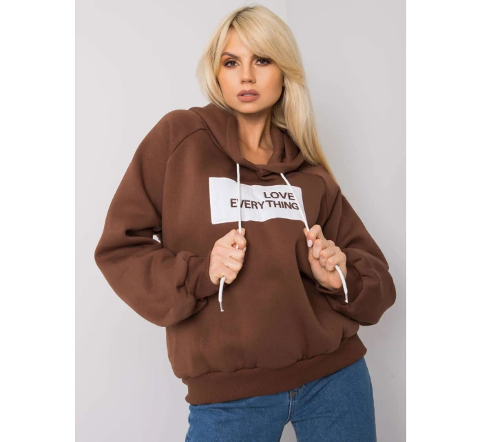 Mikina EM BL model 15883862 hnědá - FPrice Mikina EM BL model 15883862 hnědá - FPrice