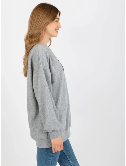 Mikina EM BL ES 21 model 17929355 šedá - FPrice Mikina EM BL ES 21 model 17929355 šedá - FPrice