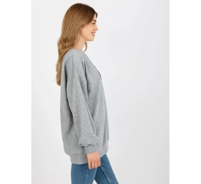 Mikina EM BL ES 21 model 17929355 šedá - FPrice Mikina EM BL ES 21 model 17929355 šedá - FPrice