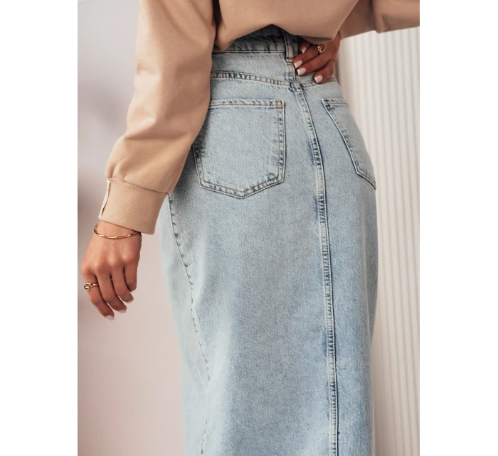 Modrá džínsová sukňa VIRTON FashionStreet CY0441 Modrá džínsová sukňa VIRTON FashionStreet CY0441