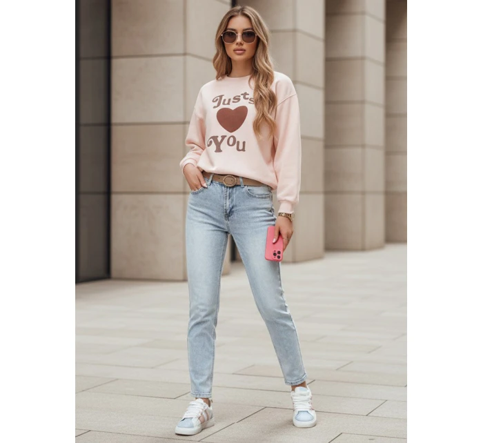 Dámské džínové kalhoty slim fit střihu s pruhem modré Dstreet model 21988267 - FashionStreet