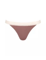 sloggi GO Ribbed R Thong C2P - BROWN - SLOGGI BROWN - SLOGGI sloggi GO Ribbed R Thong C2P - BROWN - SLOGGI BROWN - SLOGGI
