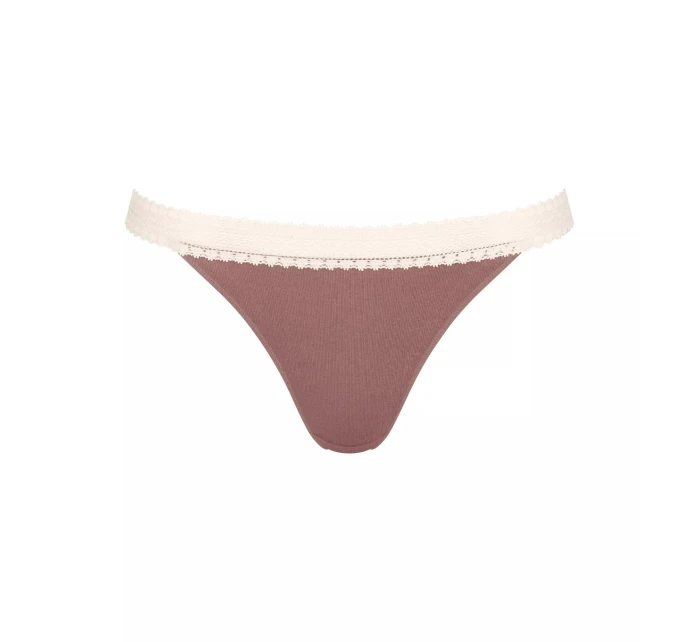 sloggi GO Ribbed R Thong C2P - BROWN - SLOGGI BROWN - SLOGGI sloggi GO Ribbed R Thong C2P - BROWN - SLOGGI BROWN - SLOGGI
