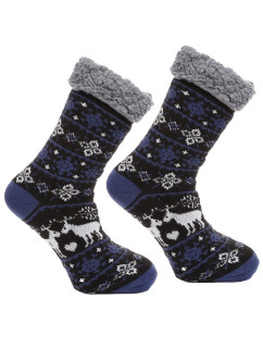 Protišmykové ponožky Nordic winter modré