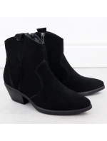 Dámské kožené kovbojské boty černé model 21905347 - Big Star