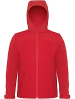 B&C Hooded Softshell /kids Dětská 3-vrstvá softshellová bunda model 22482953 red B&C Hooded Softshell /kids Dětská 3-vrstvá softshellová bunda model 22482953 red