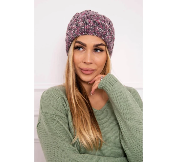 Dámská čepice Eliza dark model 18750869 - K-Fashion Dámská čepice Eliza dark model 18750869 - K-Fashion