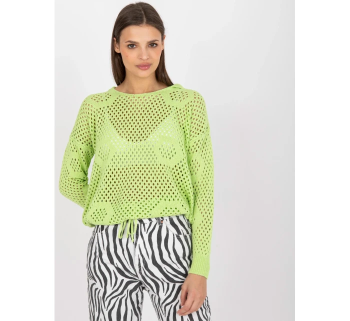 Dámsky sveter LC SW 0237.26P svetlo zelený Dámsky sveter LC SW 0237.26P svetlo zelený