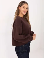 Mikina MJ BL H2412.26 tmavohnedá