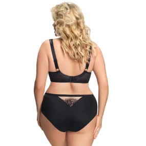 Polovystužená dámska podprsenka ALICANTE K647 Čierna