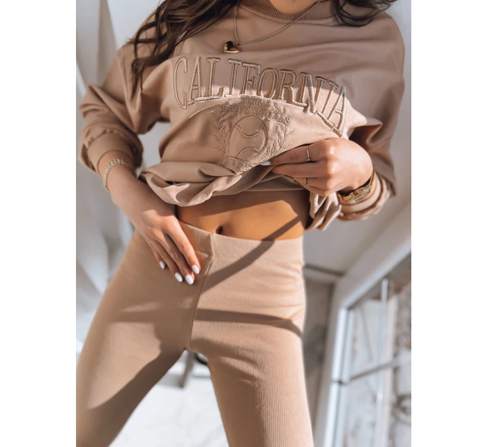 Dámské legíny TEAM béžové Dstreet model 21968569 - FashionStreet