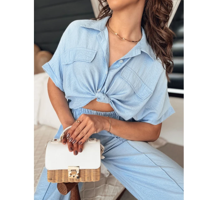 Dámská košile modrá model 21977027 - Dstreet