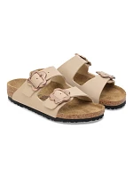 Birkenstock ARIZONA FLOWER BUCKLE KIDS 1030439 SANDCASTLE žabky (štandardná šírka)