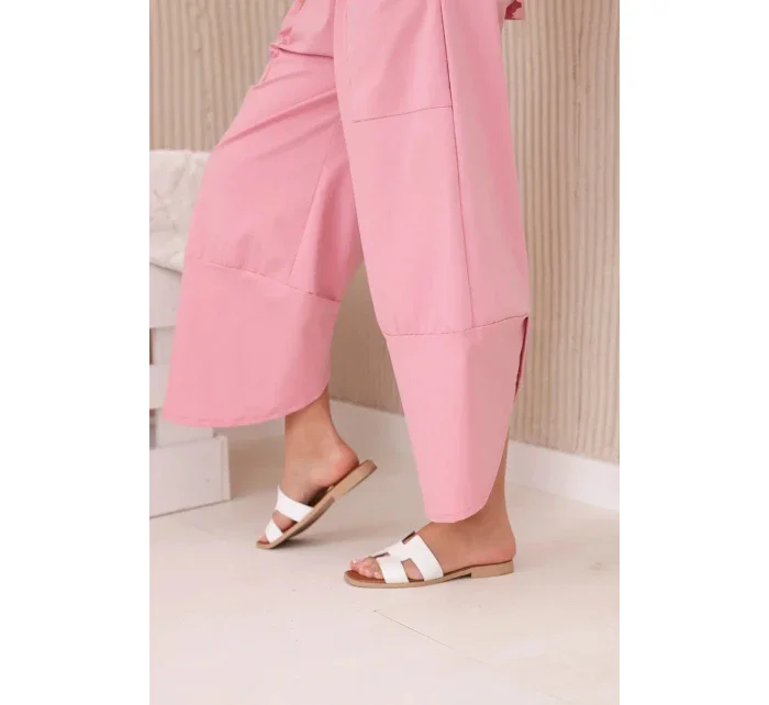 Súprava nových teplákov Punto v púdrovo ružovej farbe Súprava nových teplákov Punto v púdrovo ružovej farbe