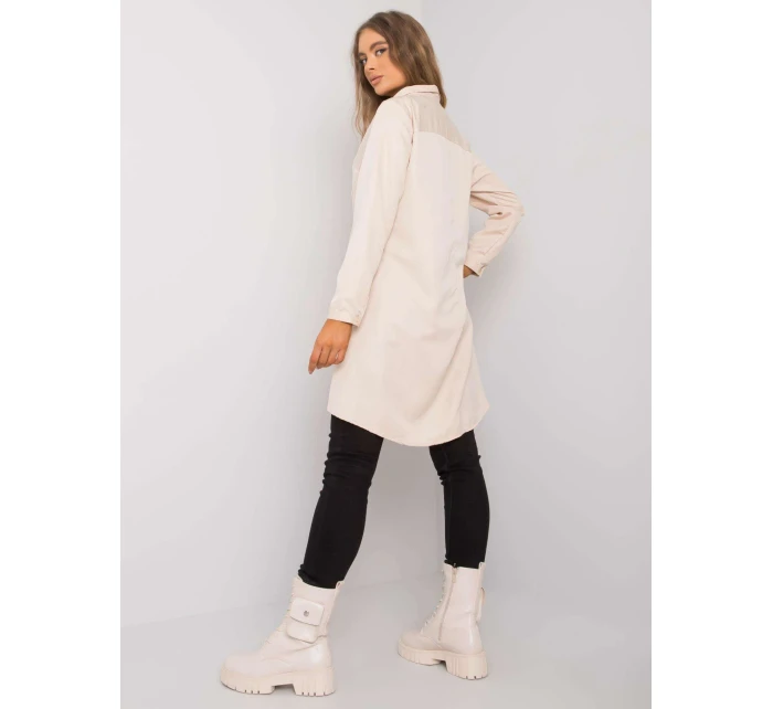 Košeľa EM KS 556.17 svetlo béžová