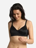 Dámska podprsenka s kosticami ESSENTIAL SUPPORT P0AU9 čierna - PLAYTEX