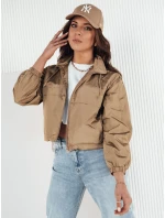 Dámska prechodná bunda s kapucňou GRAUS béžová FashionStreet TY4221