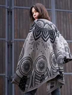 Pončo model 21427317 Paisley Winter - Art of polo