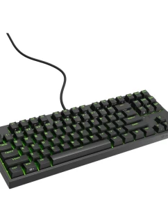 HERNÁ KLÁVESNICA GENESIS THOR 404 TKL US RGB PODSVIETENIE MECHANICKÁ ČIERNA KAILH BOX HNEDÁ