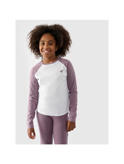 Dívčí hladký rukáv s dlouhým rukávem Junior model 21431672 - 4F Dívčí hladký rukáv s dlouhým rukávem Junior model 21431672 - 4F