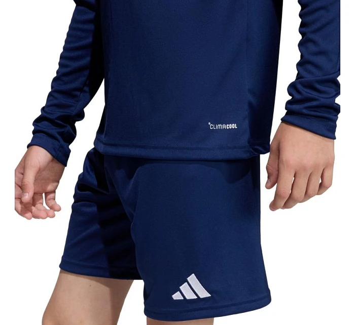Adidas Entrada 26 detské tričko s dlhým rukávom tmavomodré KF5877