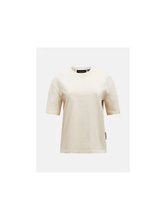 Mikina PEAK PERFORMANCE W Heavy Cotton Tee, béžová