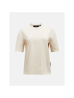 Mikina PEAK PERFORMANCE W Heavy Cotton Tee, béžová