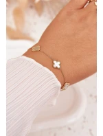 Náramek S Přívěsky Nerezová Ocel Zlatá Perla Náramek S Přívěsky Nerezová Ocel Zlatá Perla