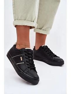 Dámské perforované tenisky Big Star TT274290 Černé