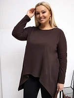 Blúzka RV BZ 5031.06X tmavohnedá