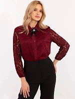 Dámska košeľa MI KS C242.16X Bordeaux - FPrice