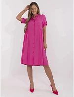 Dámske šaty MI SK A2275.09 vo farbe fuchsiovej – FPrice Dámske šaty MI SK A2275.09 vo farbe fuchsiovej – FPrice