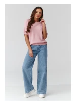 Sveter s krátkym rukávom model 224079 Makadamia Sveter s krátkym rukávom model 224079 Makadamia