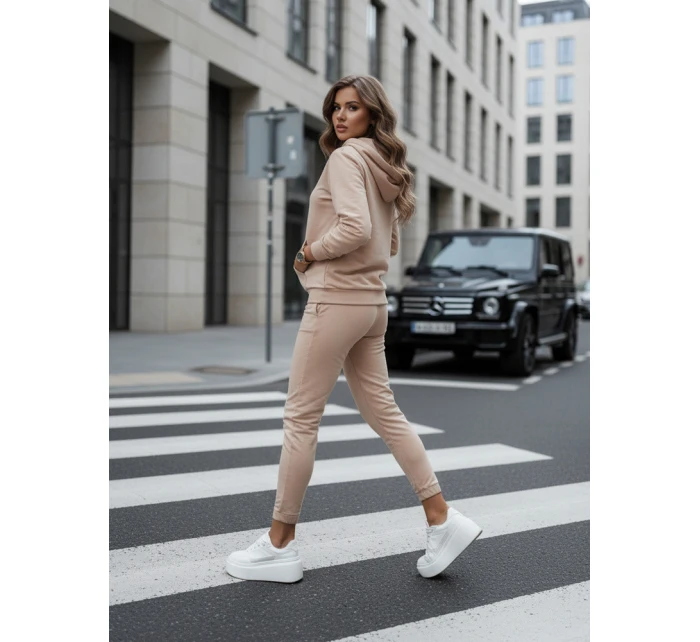 Dámska tmavobéžová tepláková súprava MIGEL FashionStreet AY1086