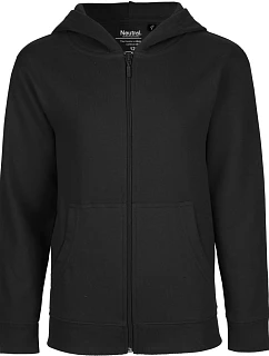 O Dětská mikina s kapucí z bio bavlny black model 22503594 - Neutral
