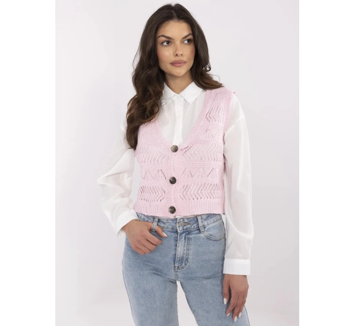 Jumper D93076J90849A svetlo ružový Jumper D93076J90849A svetlo ružový