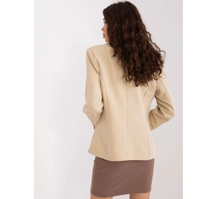 Żakiet TW ZT BI model 19018710 beżowy - FPrice Żakiet TW ZT BI model 19018710 beżowy - FPrice