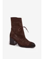 Topánky na podpätku model 220704 Step in style