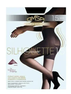 Dámske pančuchové nohavice Omsa Silhouette 15 deň 5-XL