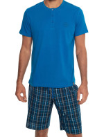Pánské pyžamo 41294 Ethos blue - HENDERSON