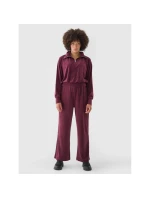 Dámská velurová mikina bez kapuce model 21432534 - 4F Dámská velurová mikina bez kapuce model 21432534 - 4F