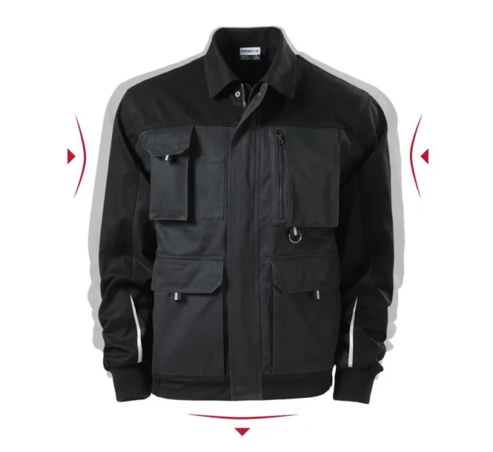 M ebony gray pánské sako model 19378461 - Rimeck M ebony gray pánské sako model 19378461 - Rimeck