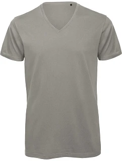 B&C Inspire V T /men_° Pánské tričko s výstřihem do V model 22483652 light grey