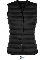 Women Dámská prošívaná vesta deep black model 22499673 - NEOBLU Women Dámská prošívaná vesta deep black model 22499673 - NEOBLU