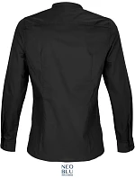 NEOBLU Bart Women Popelínová blúzka s dlhými rukávmi 24.3787 deep black NEOBLU Bart Women Popelínová blúzka s dlhými rukávmi 24.3787 deep black
