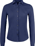 Cutter & Buck Advantage Shirt Women – piké blúzka s dlhým rukávom 68.2411 tmavomodrá