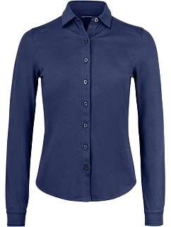 Cutter & Buck Advantage Shirt Women – piké blúzka s dlhým rukávom 68.2411 tmavomodrá